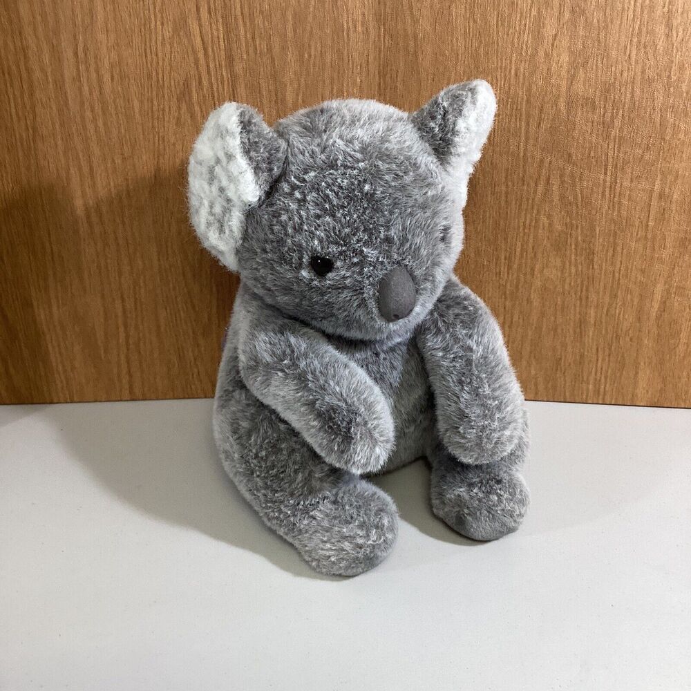 Vintage San Diego Zoo Koala Bear Plush Stuffed Animal Grey Realistic 14”